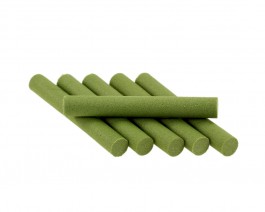 Foam Cylinders, Olive, 6 mm